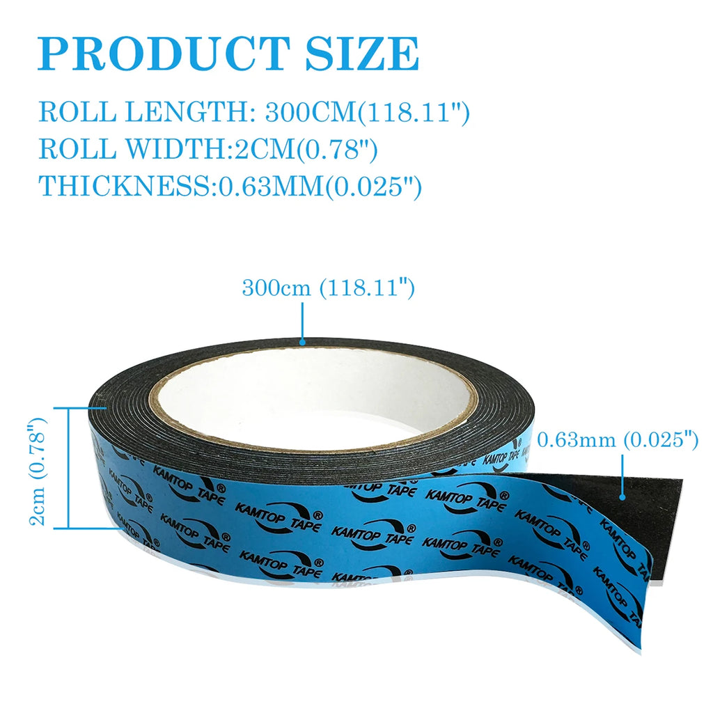 Heavy-Duty Foam Mounting Tape, 1 Roll – Double-Sided