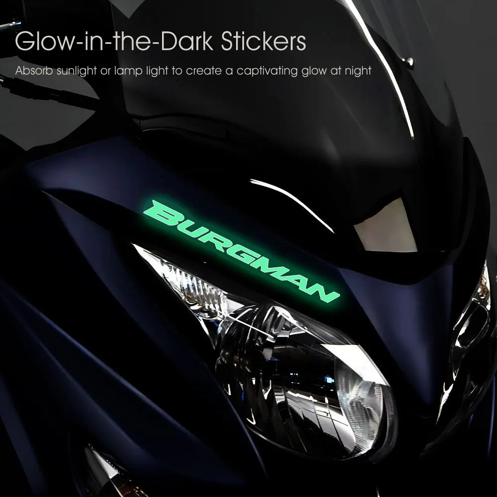 Glow Motorcycle Decals for Suzuki Burgman 125, 250, 400 and 650 - view 2