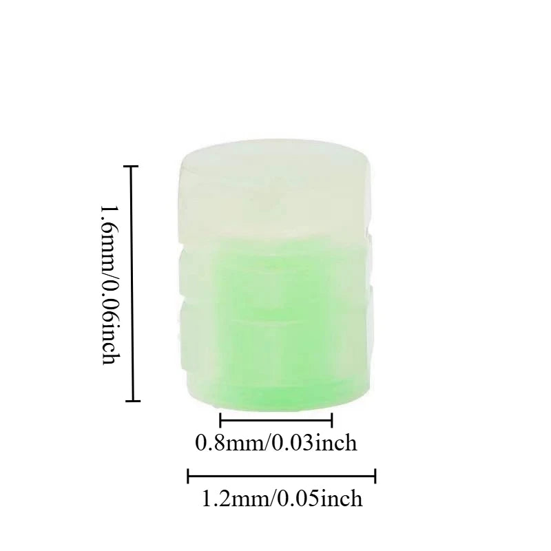 10Pcs Luminous Tire Valve Caps Glow in Dark for Car Motorcycle Bike - image 6