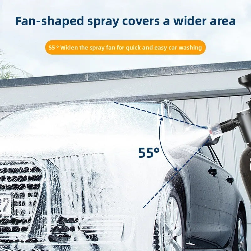 2L High Pressure Car Wash Foam Sprayer Bottle with Foam Nozzle for Auto Cleaning and Detailing