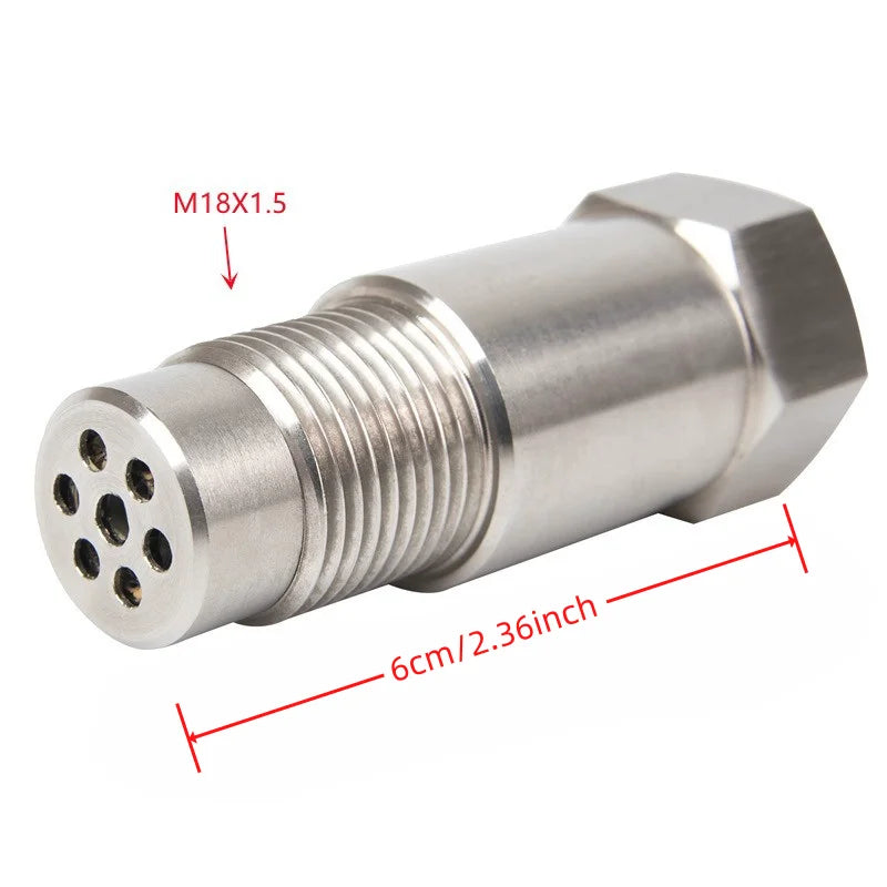 5PC Universal O2 Sensor Connector - Stainless Steel - image 5