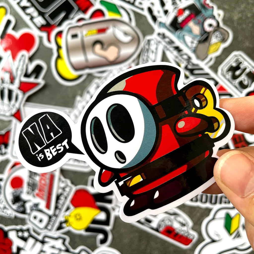 40-Piece JDM Vinyl Sticker Pack for Motorcycles & Cars - image 4