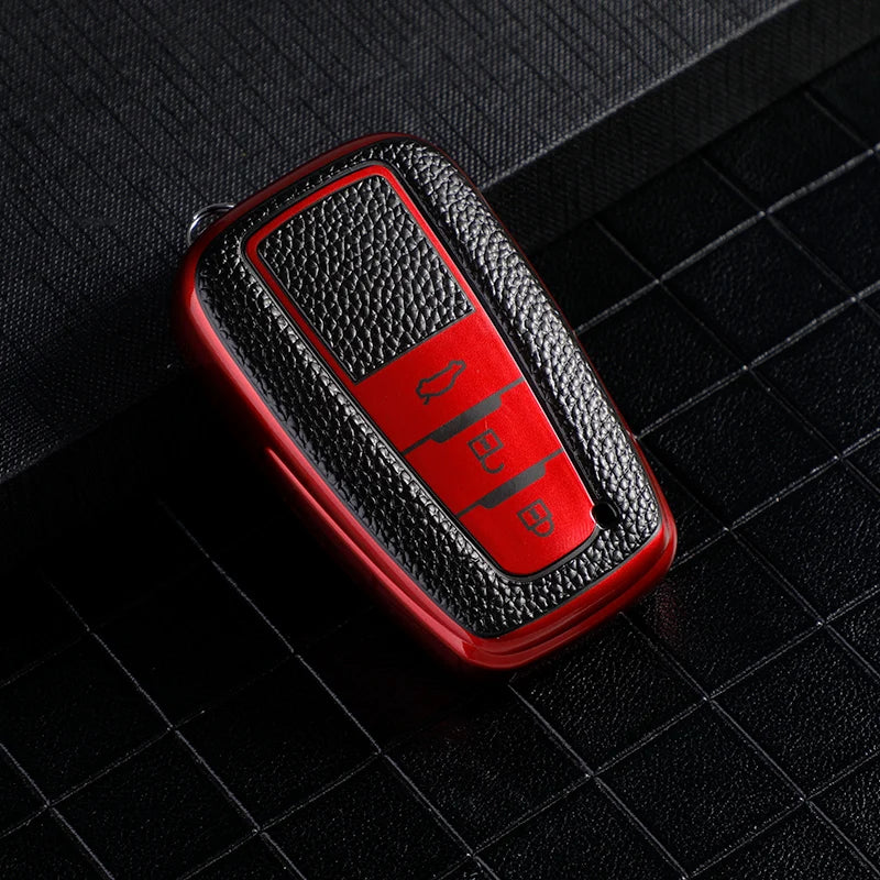 Toyota Key Cover TPU Leather Key Fob Case 2018+ Prius Camry RAV4 - image 8