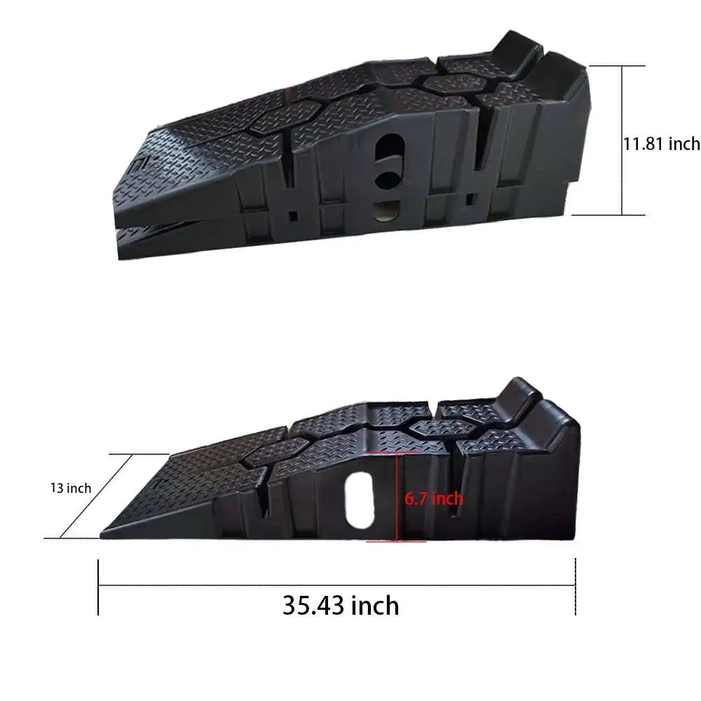 1000kg Heavy Car Ramps 900 Mm Long Anti-Slip Working Ramp Car Oil Changing Repair Maintenance Jacket Lift Tools