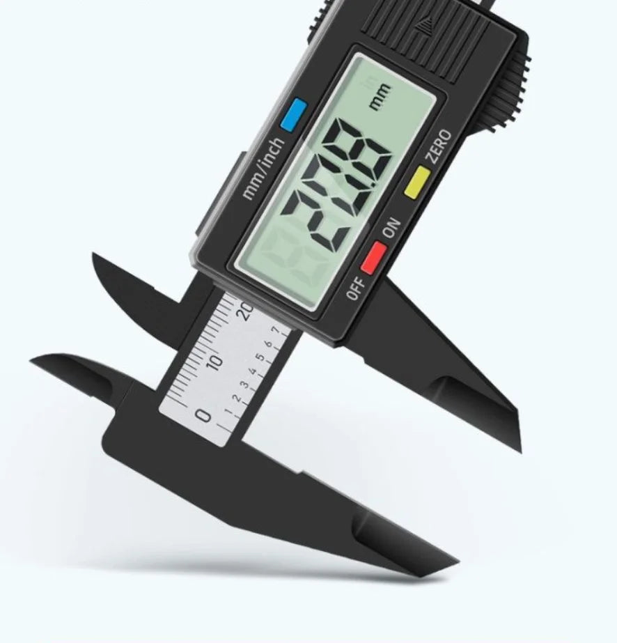 Precision Electronic Digital Caliper with Carbon Fiber Dial Vernier 100mm/150mm Micrometer Measuring Tool Digital Ruler
