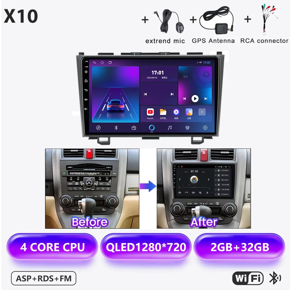 Honda CR-V 2007-2011 Multimedia Nav Radio - Android Auto & CarPlay - image 22