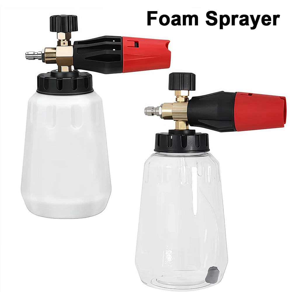 High pressure snow foam cannon, adjustable foam gun for pressure washers