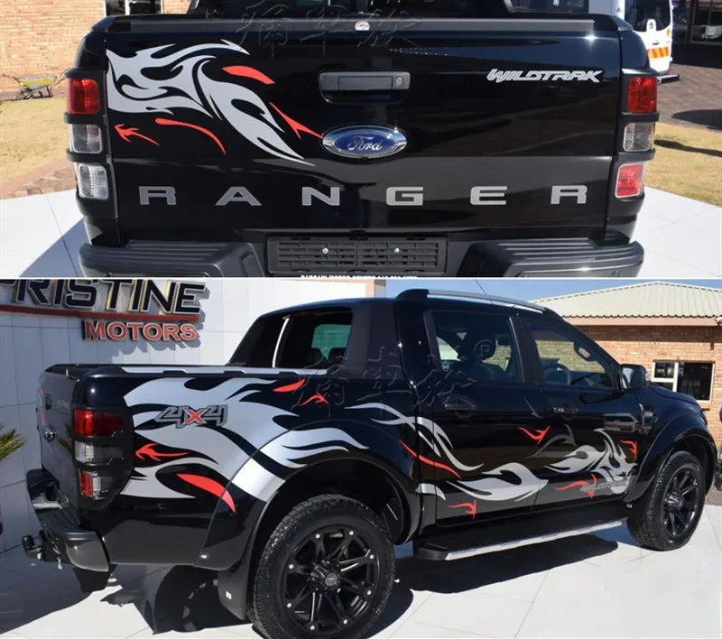 Car Body and Hood Vinyl Decal Kit for Ranger Raptor F150