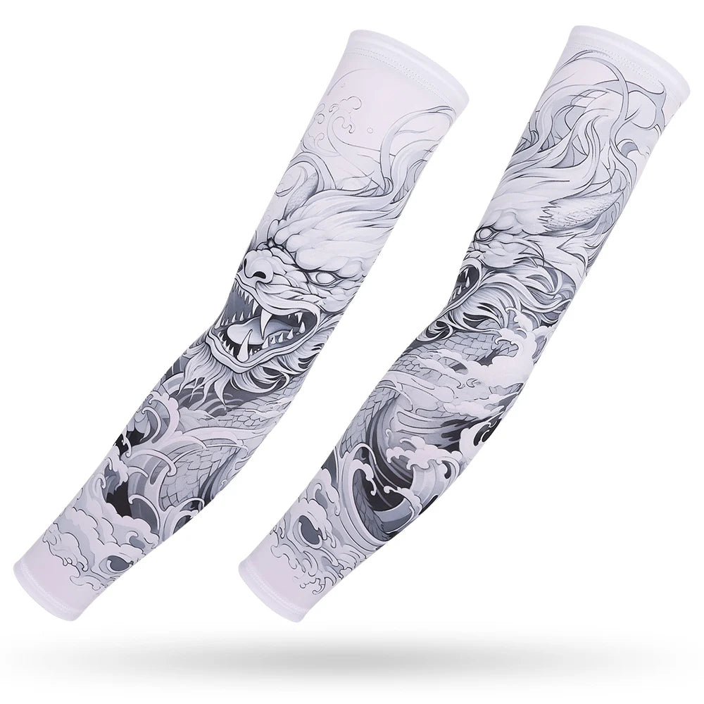 Breathable UV-Protection Tattoo Arm Sleeves - image 44