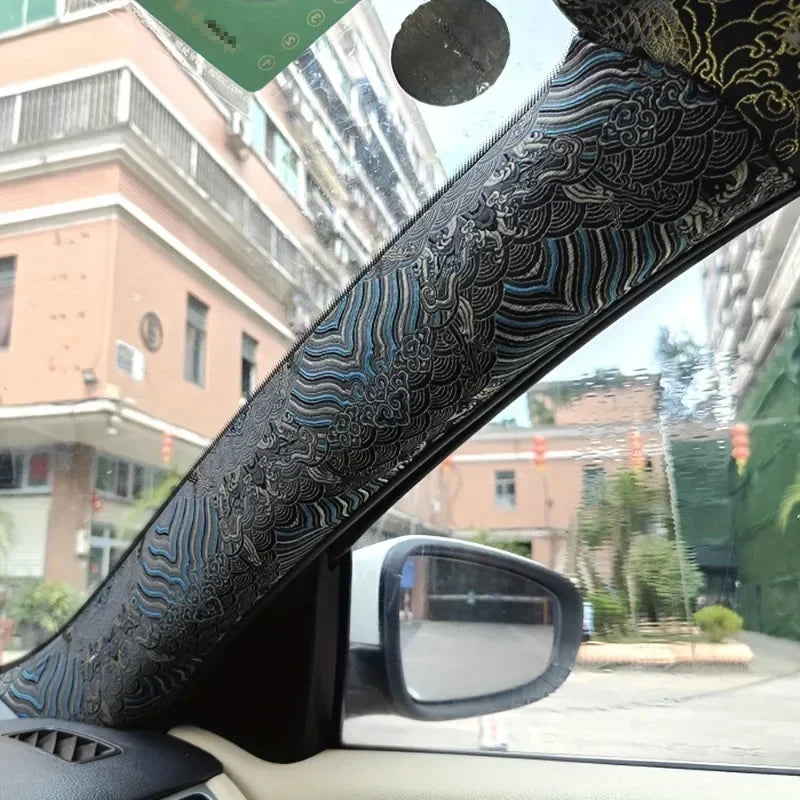Self-Adhesive Pillar and Headliner Fabric Wrap, 59 x 19.7 in