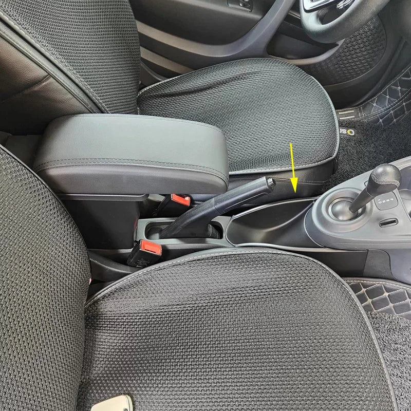 Car Center Console Armrest Storage Box Organizer Tray Car Accessories Interiors for Smart 453 Fortwo Forfour 2015-2019
