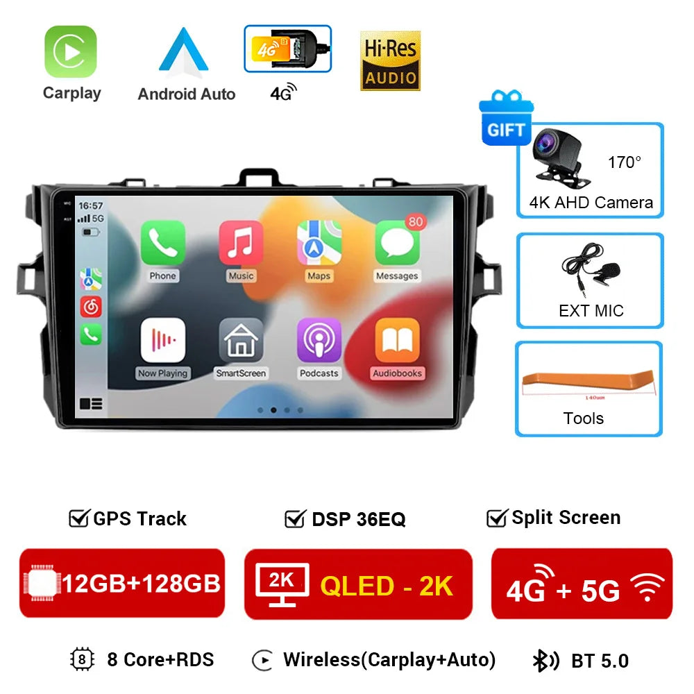 Android 16 Multimedia Car Radio for Toyota Corolla E140/E150 - image 7