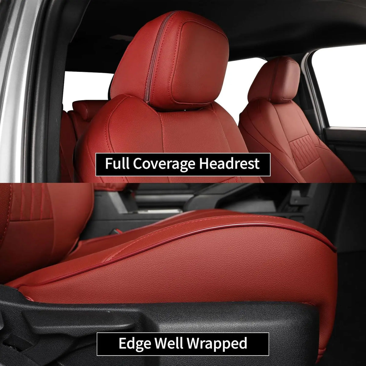 Custom Fit Seat Covers for Toyota Tacoma 2024-2026, Full Set
