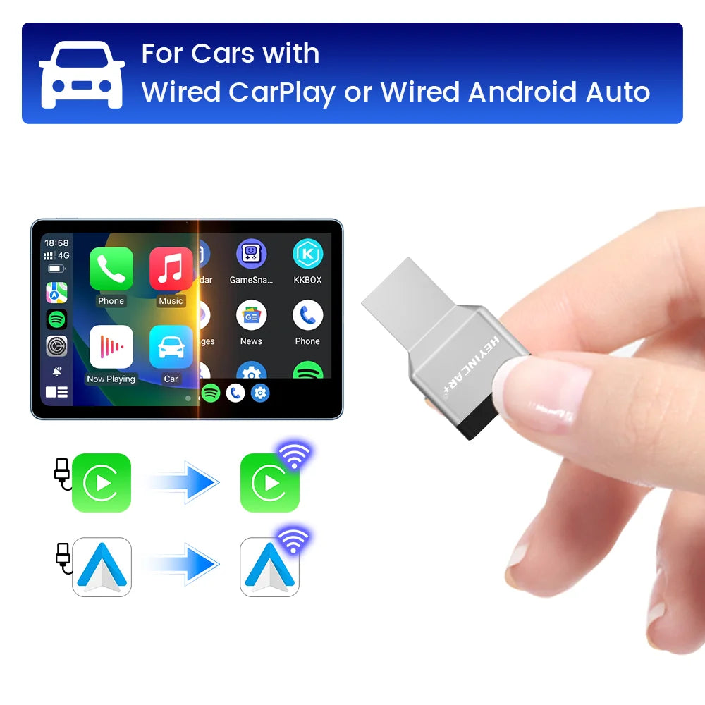 Wireless CarPlay & Android Auto Adapter – Bluetooth 5.0 - image 7