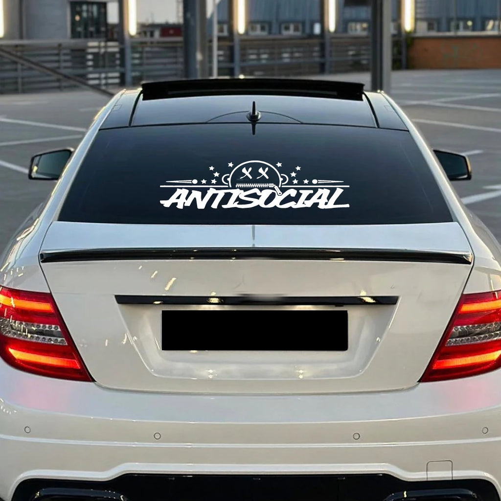 JDM Night Runner Windshield Banner Decal for Car Rear Window