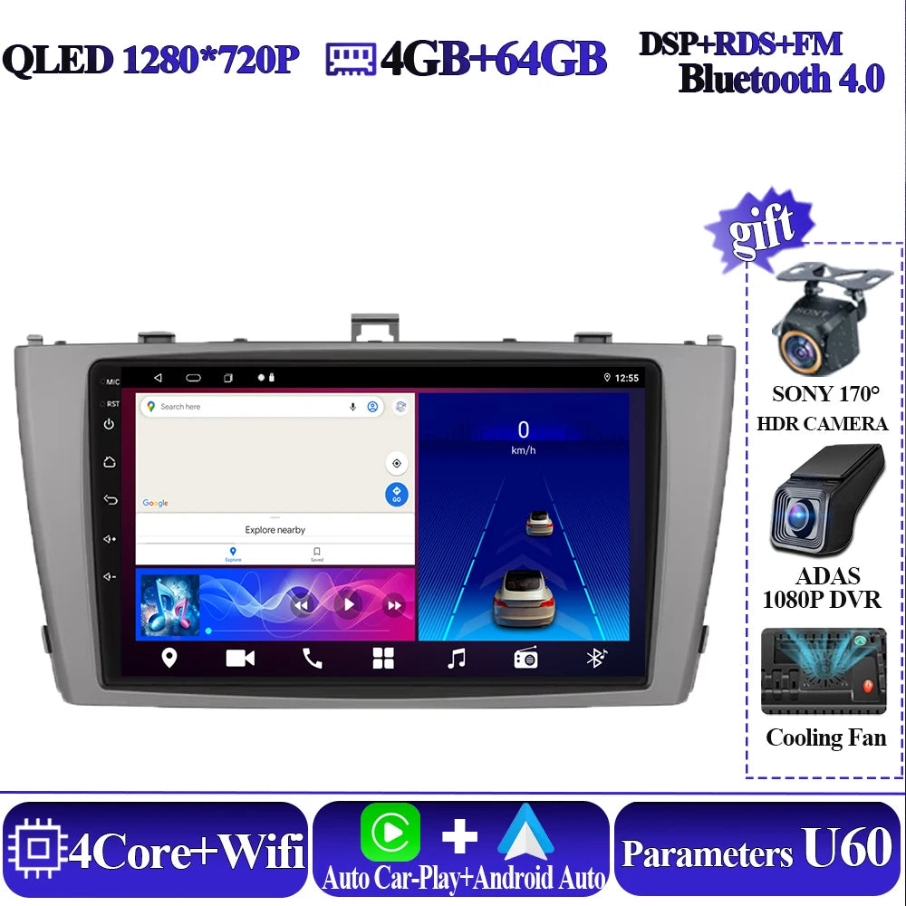 Toyota Avensis T27 9 Inch Android Car Stereo Wireless CarPlay - image 19