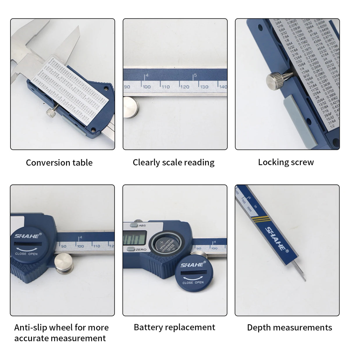 Digital Caliper 0-150mm Stainless Steel Electronic Vernier Gauge - image 28