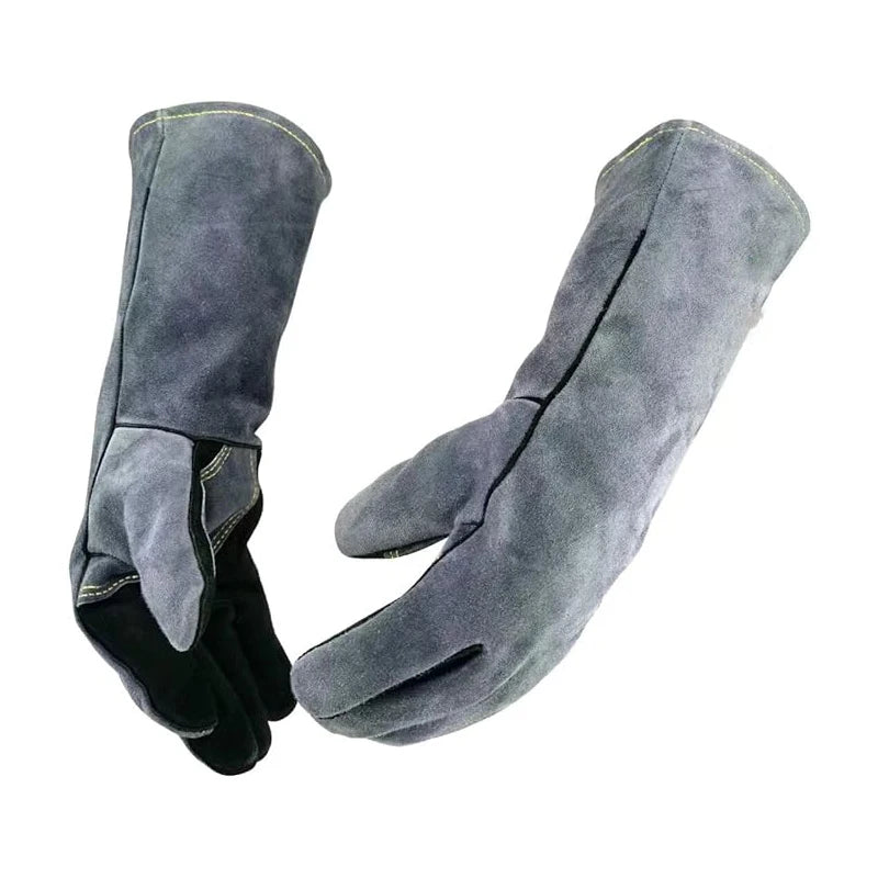 Welding Gloves, Tig/Mig Welding Glove, BBQ Oven Glove, Guantes Para Soldar, Heat-Insulated Mittens