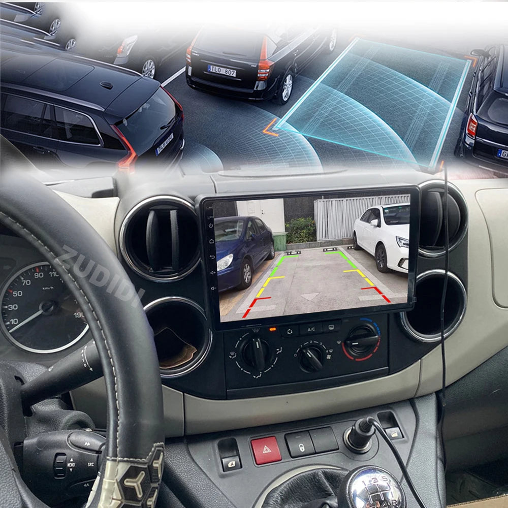 9" Android 16 Car Radio + CarPlay for Citroen Berlingo/Peugeot Partner - image 5