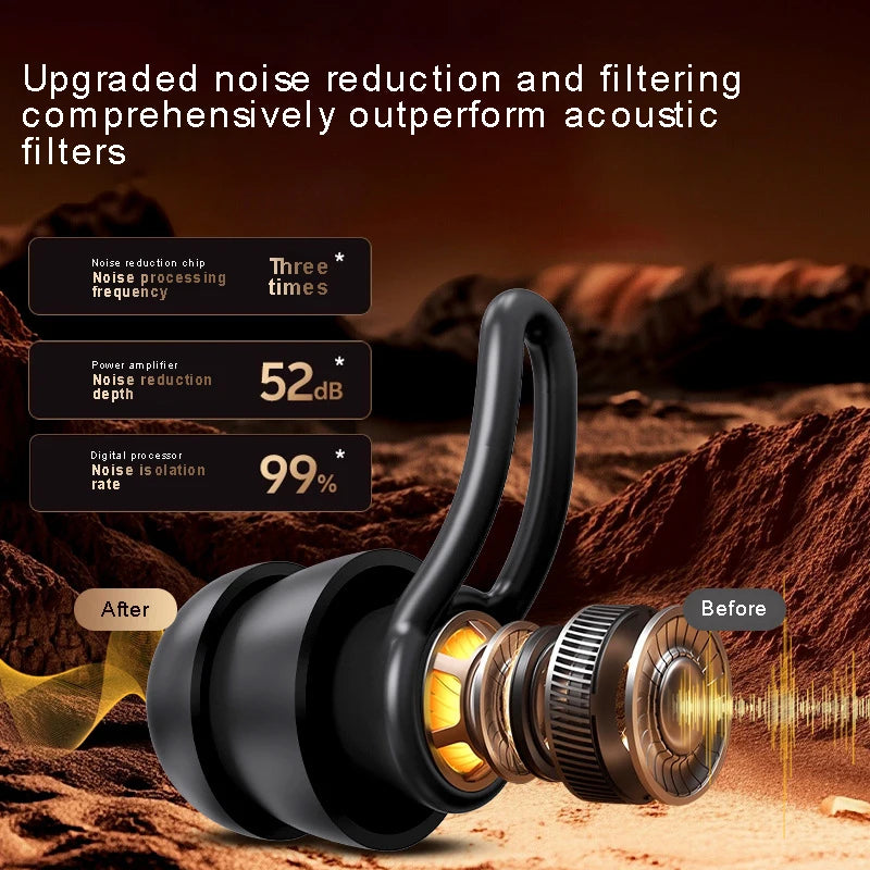 Soft Silicone Noise-Reducing Sleep Earplugs