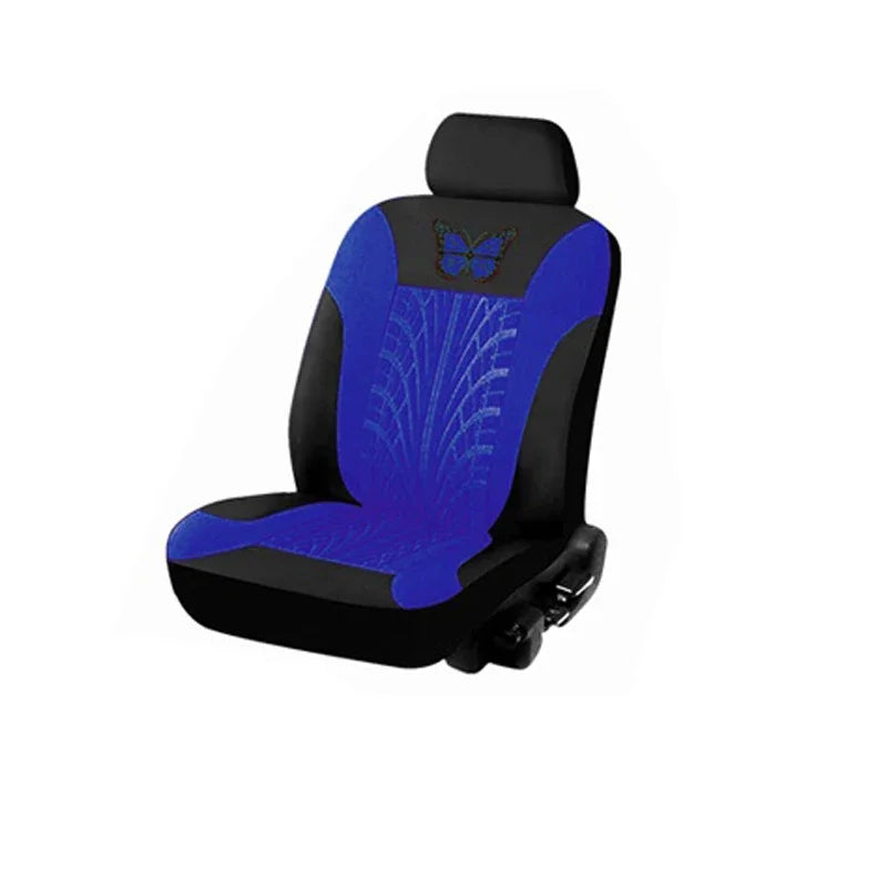 Butterfly Embroidery Car Seat Cover Set, Universal Fit