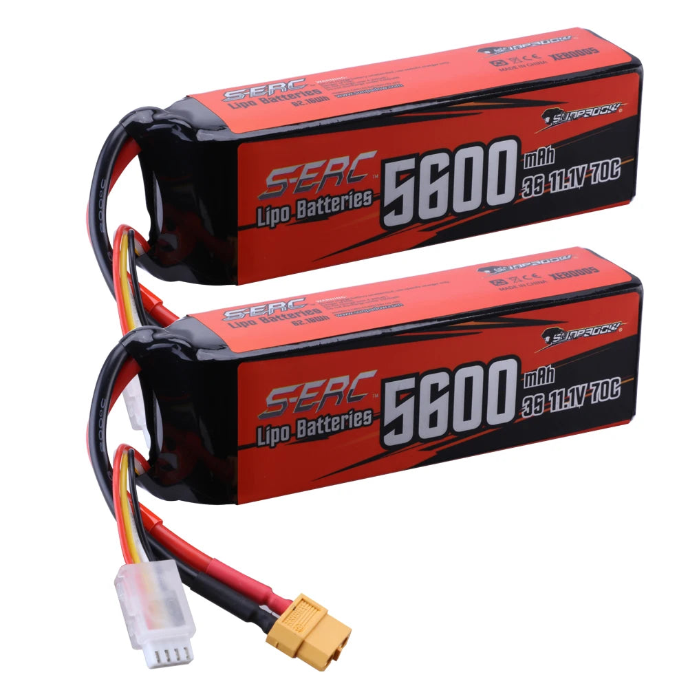 Sunpadow 3S 11.1V 5600mAh 70C LiPo Battery for RC Vehicles - image 8