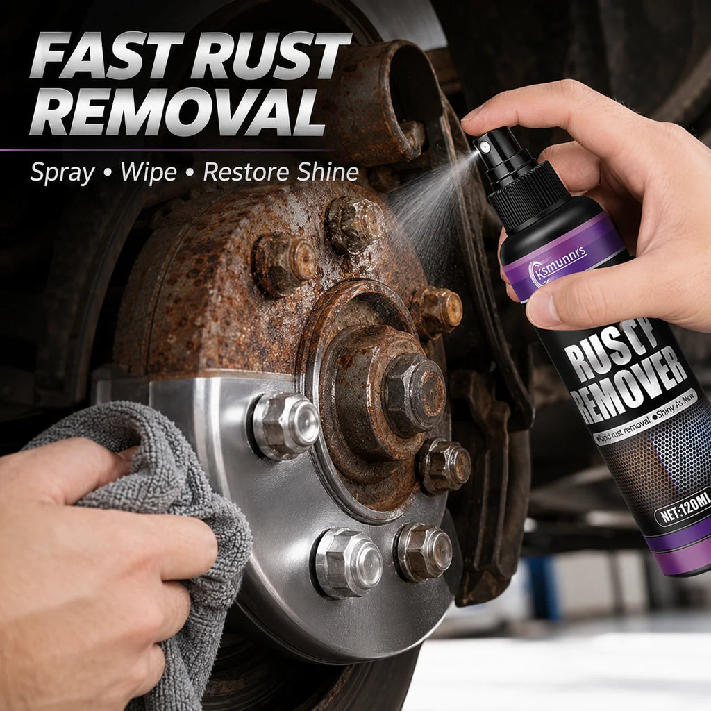 Fast-Acting Rust Remover Spray for Metal Restoration