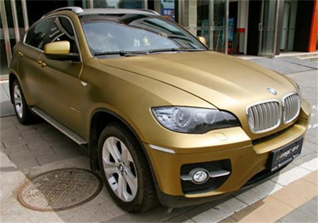 Gold Matte Vinyl Wrap – Waterproof DIY Sticker for Car & Motorcycle - image 3