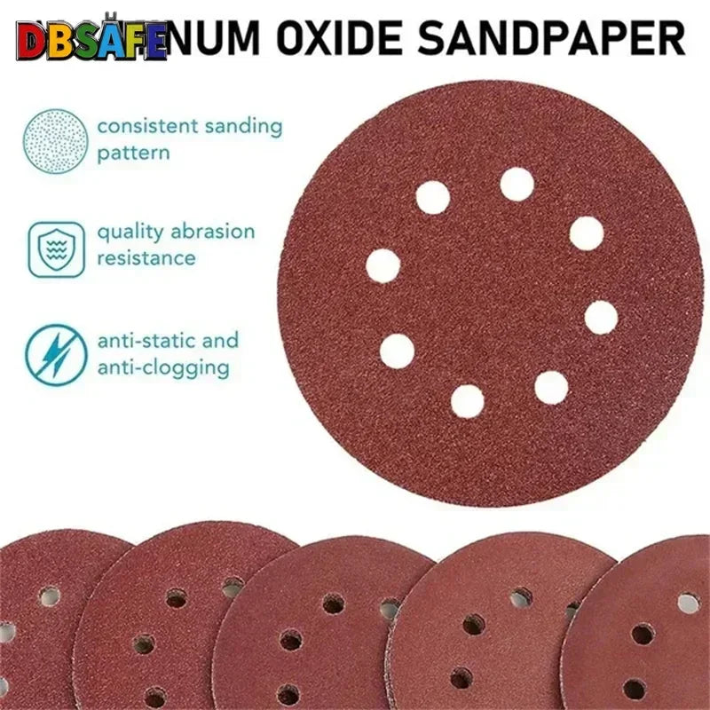 5-Inch Hook and Loop Sanding Discs 40-800 Grit Sandpaper for Random Orbital Sander