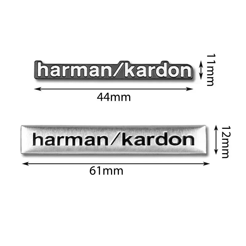 Aluminum Car Speaker Emblem Sticker – Silver, Universal Fit - image 2