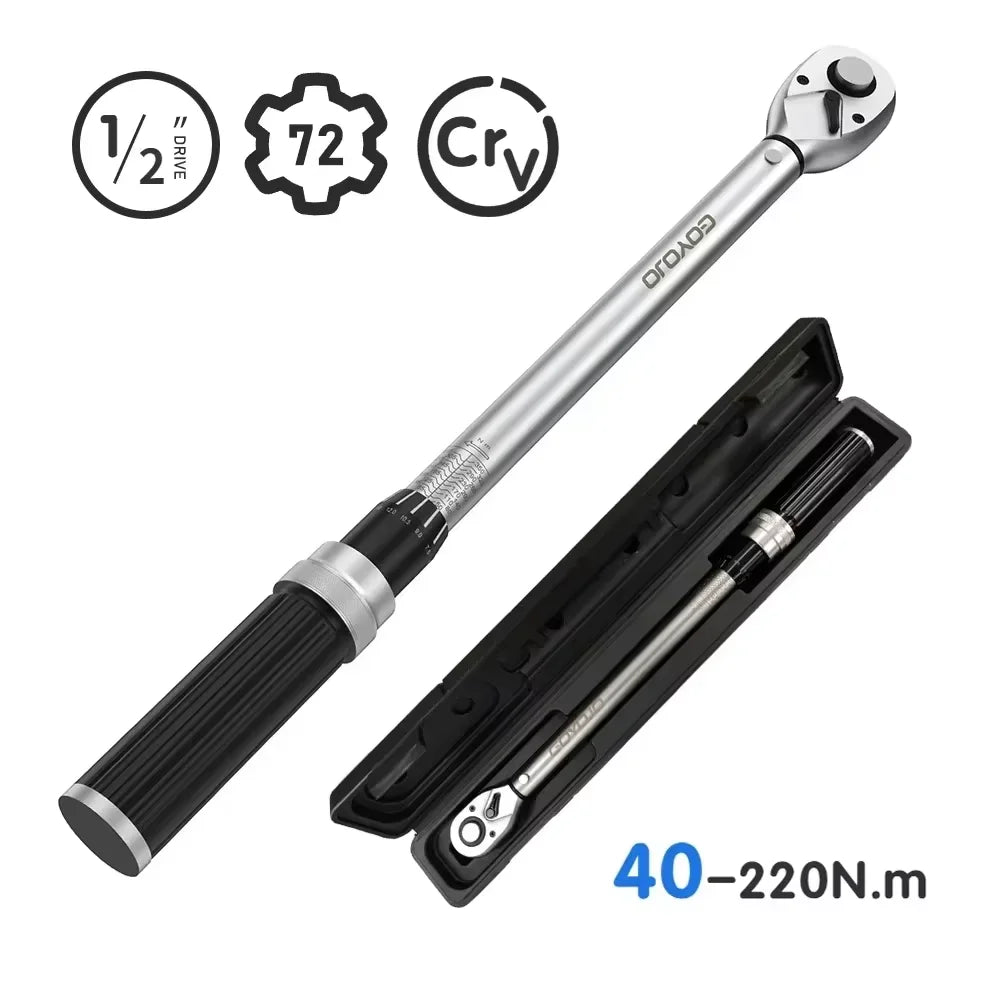 Torque Wrench 5-350N.m Freely Set Torque Value Square Drive Torque Wrench Professional Bicycle And Car Maintenance Tool