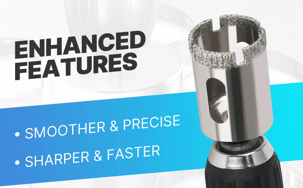 Diamond Coated Core Drill Bit for Glass, Tile & Marble - 3-200mm - image 11
