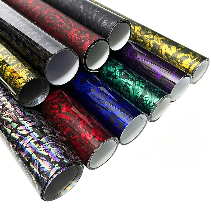 Waterproof Self-Adhesive Carbon Fiber Wrap Film for Car & Motorcycle