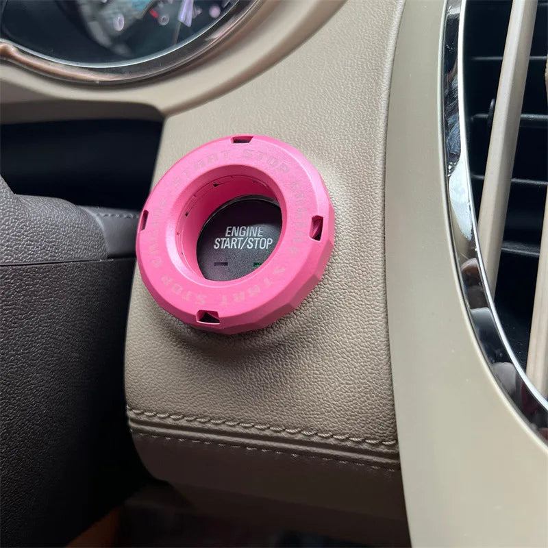 Decorative Push Start Button Cover, 9 Colors