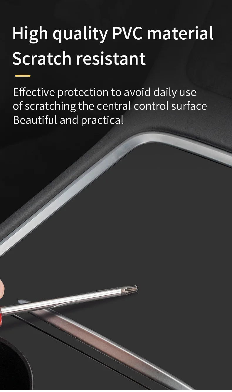 Center Console Protective Sticker for Tesla Model 3 and Model Y 2021-2025