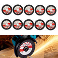 10-Pack 3-Inch Cutting Discs For Angle Grinder, 75mm X 1.2mm X 10mm Resin Fiber Wheels For Metal Steel Stainless Iron