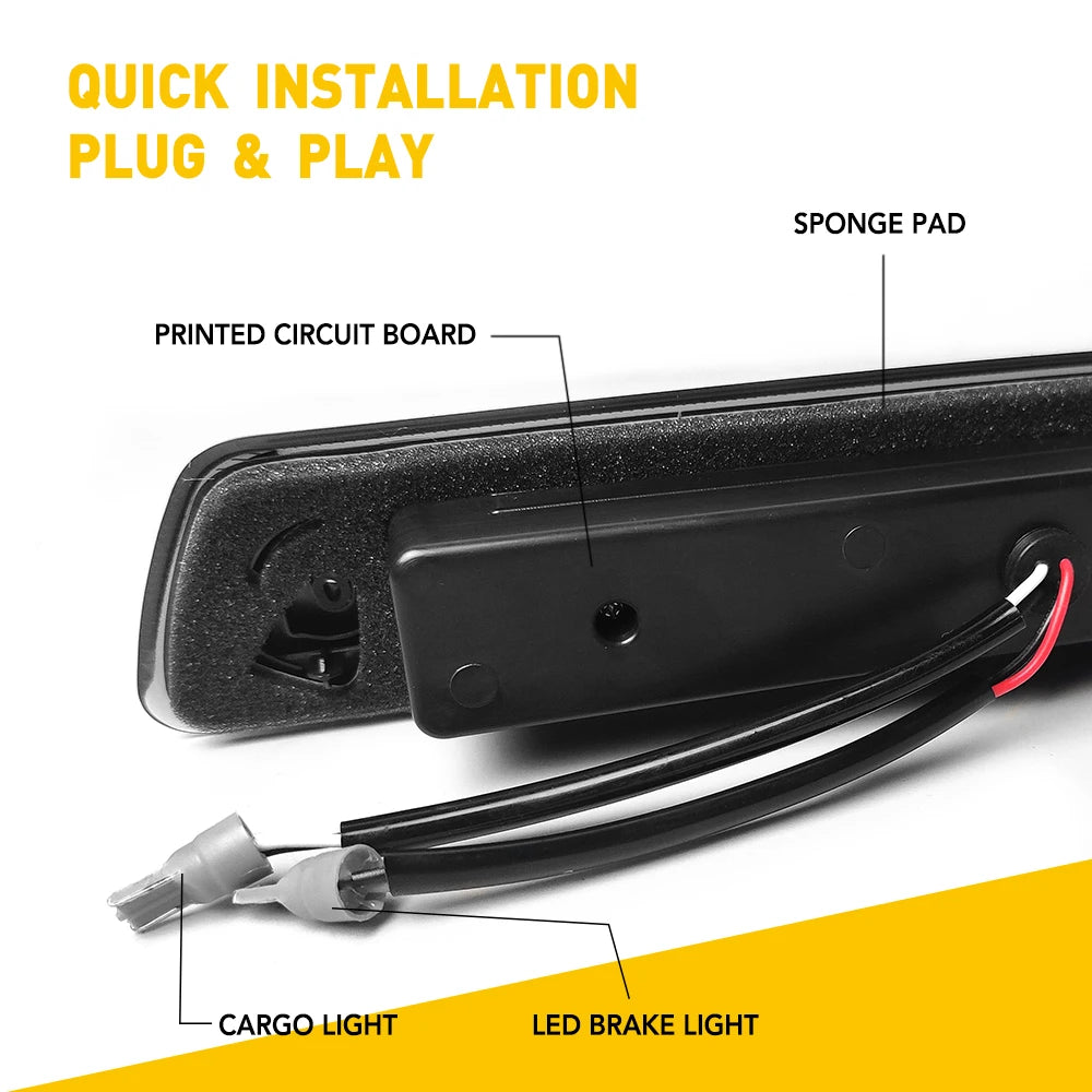 Smoke LED Third Brake Light for Ford F-150 2009-2014 - image 4