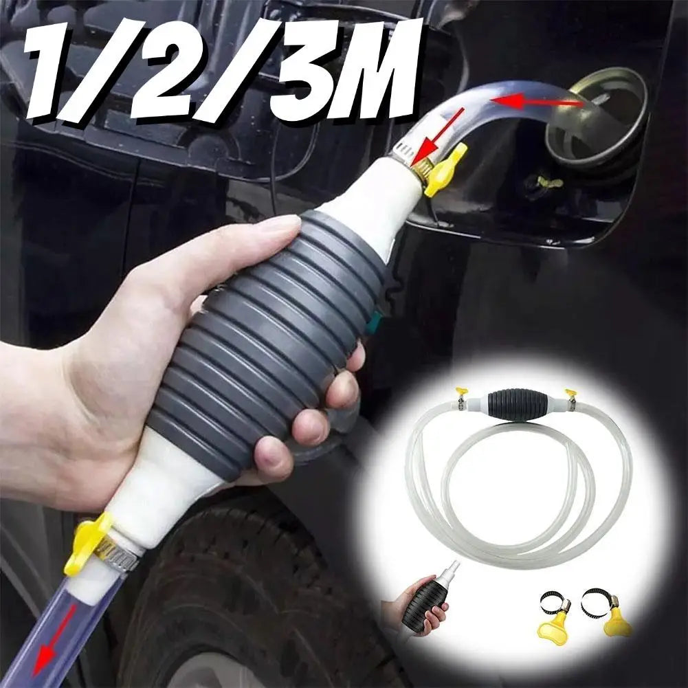 Hand Fuel Pump Car Fuel Tank Sucker Oil Transfer Fuel Pump Petrol Diesel Liquid Manual Pump Syphon Fuel Saver For Gas