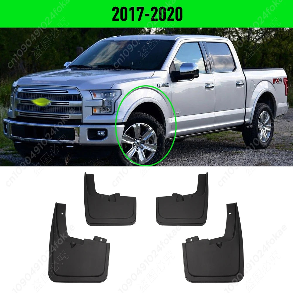 Ford F-150 Mud Flaps 2009-2020 - ABS Splash Guards (4-Piece) - image 15