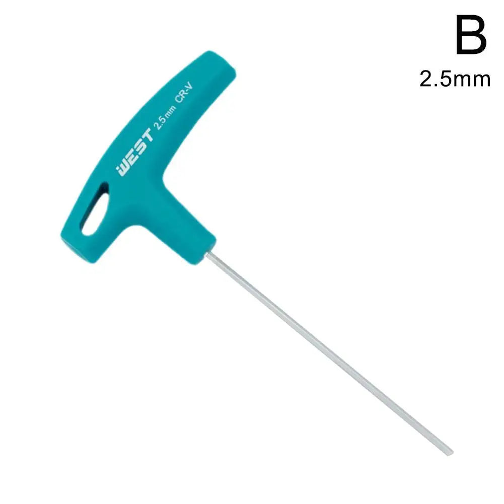Professional Hex Allen Wrench T-Handle Set 2mm to 10mm Hexagonal Wrench Tools