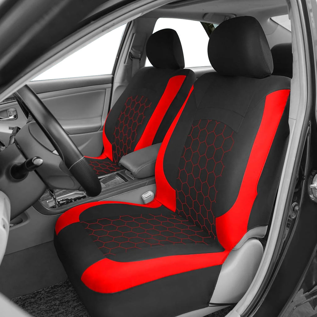 Breathable 9-Piece Car Seat Cover Set for 5 Seats