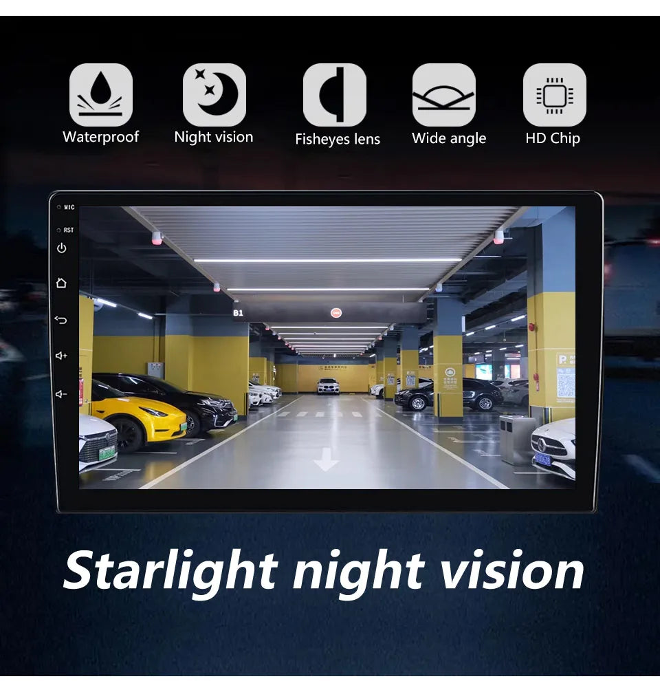 QMKJ 1080P Front View Logo Camera for Toyota, 180° Wide Angle - image 15