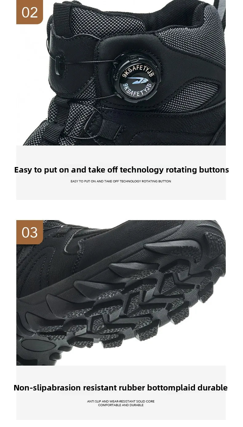 Steel Toe Safety Boots, Smash-Proof & Puncture-Resistant - image 25
