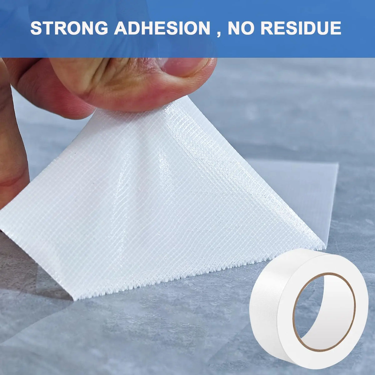 Heavy Duty Waterproof Duct Tape No Residue Strong Adhesive Tearable for Home Repair