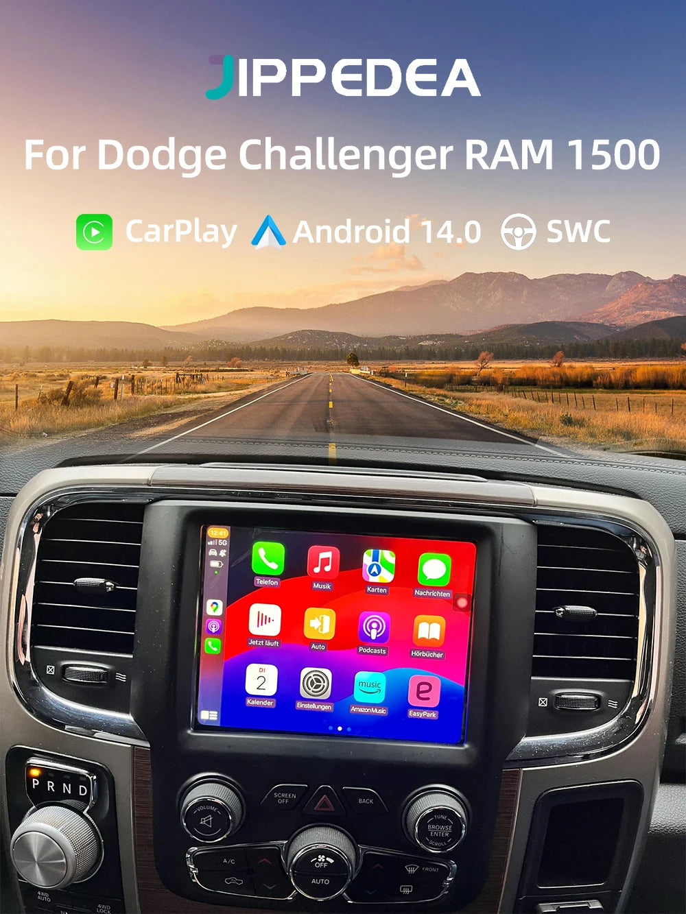 8.4" Android 14 Wireless CarPlay GPS Radio for Dodge & Jeep - image 7
