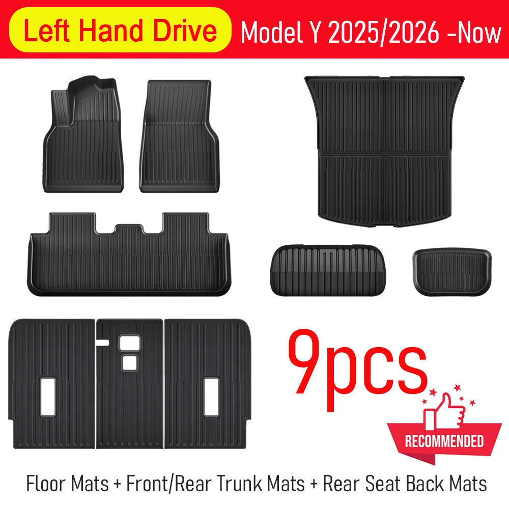 Tesla Model Y Juniper 2025-2026 TPE Floor Mats & Cargo Liner - image 12