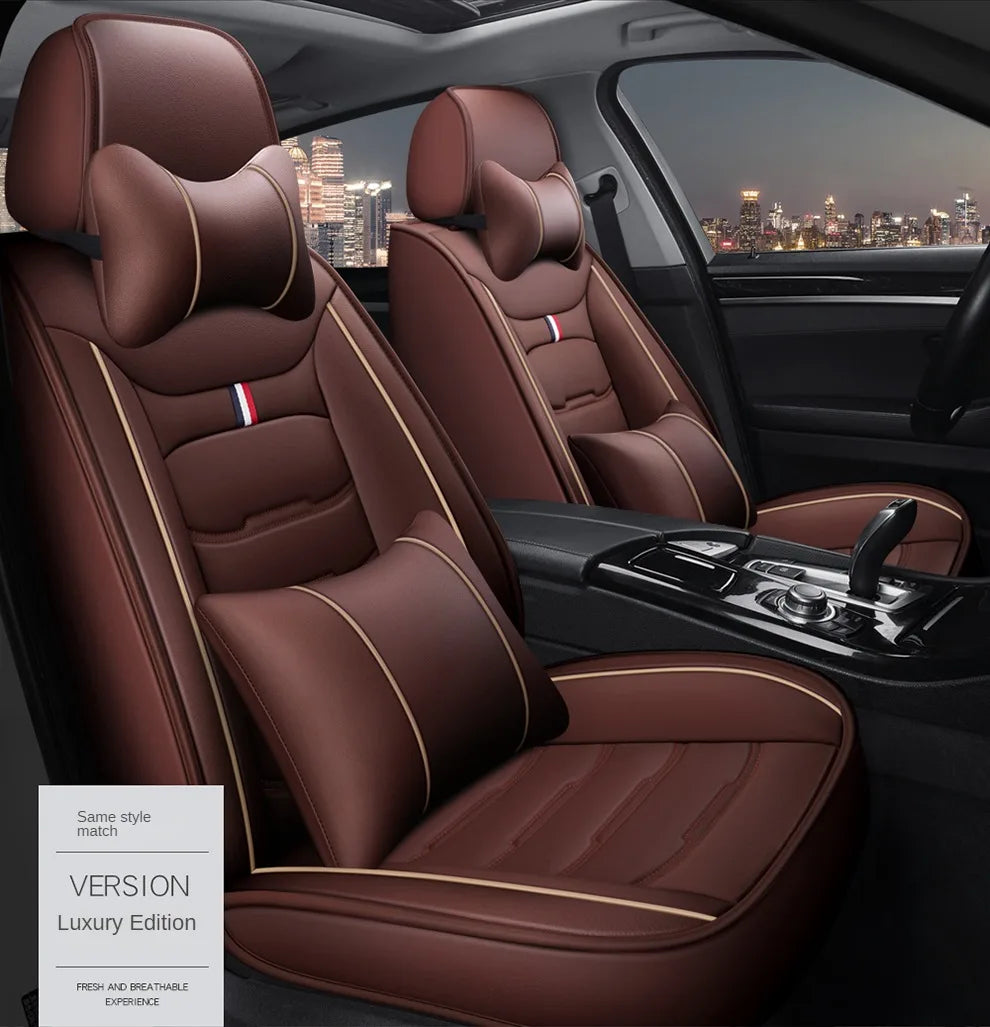 PU Leather Car Seat Covers for BMW 5 Series (F10, G30, E60 and More)