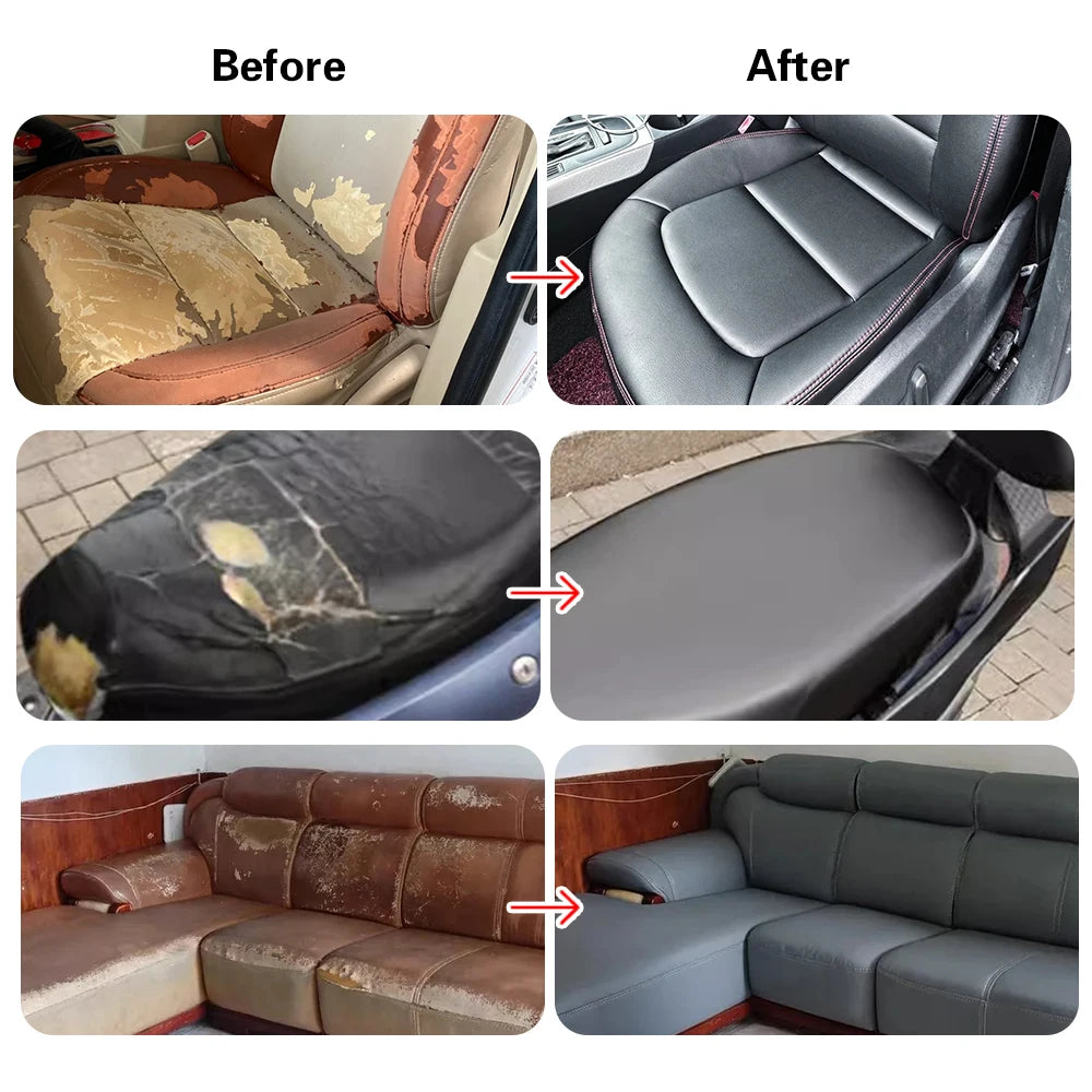 Self-Adhesive PU Leather Repair Sheet for Car Seats and Sofas