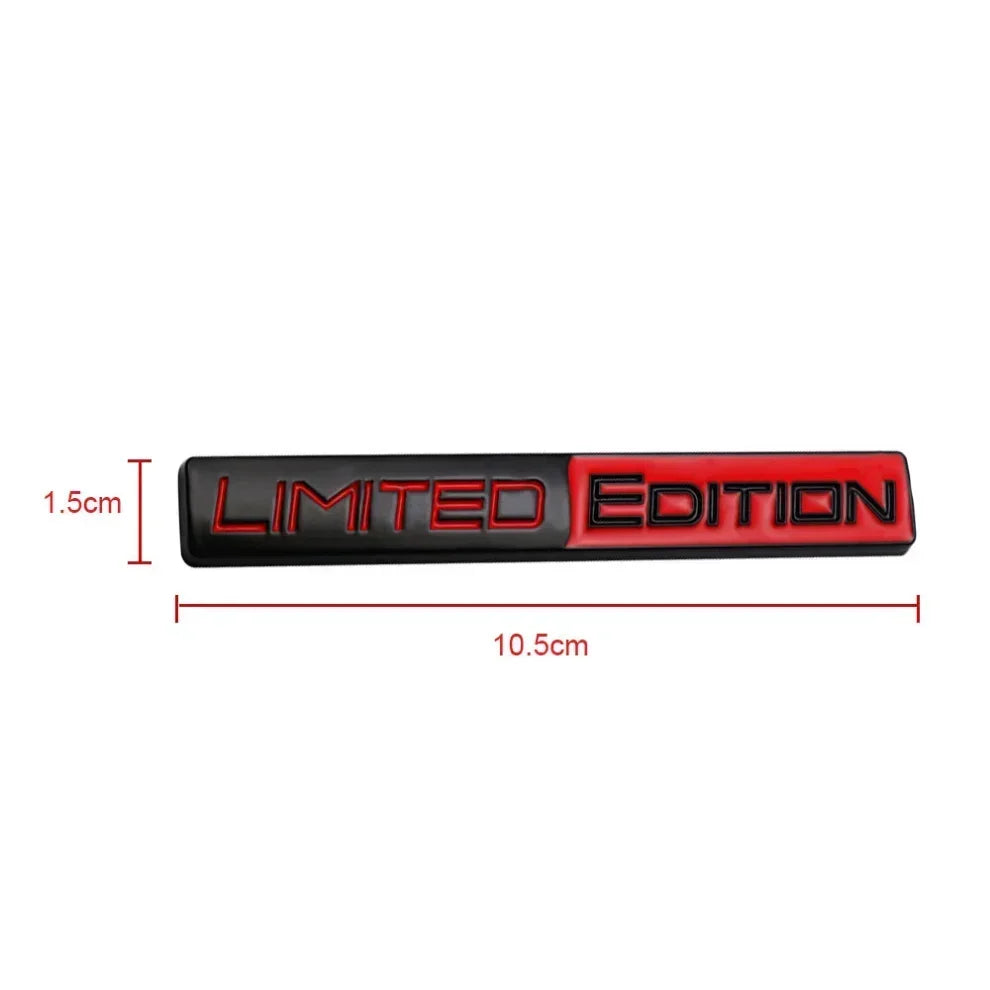 3D Limited Edition Aluminium Emblem Badge Decal for Car Trunk - view 2
