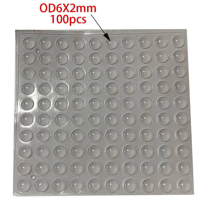 100pc Soft Silicone Anti-Slip Bumper Pads for Cabinets and Drawers - view 18